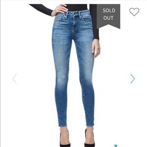 Good American // NWOT High Rise Good Legs Skinny